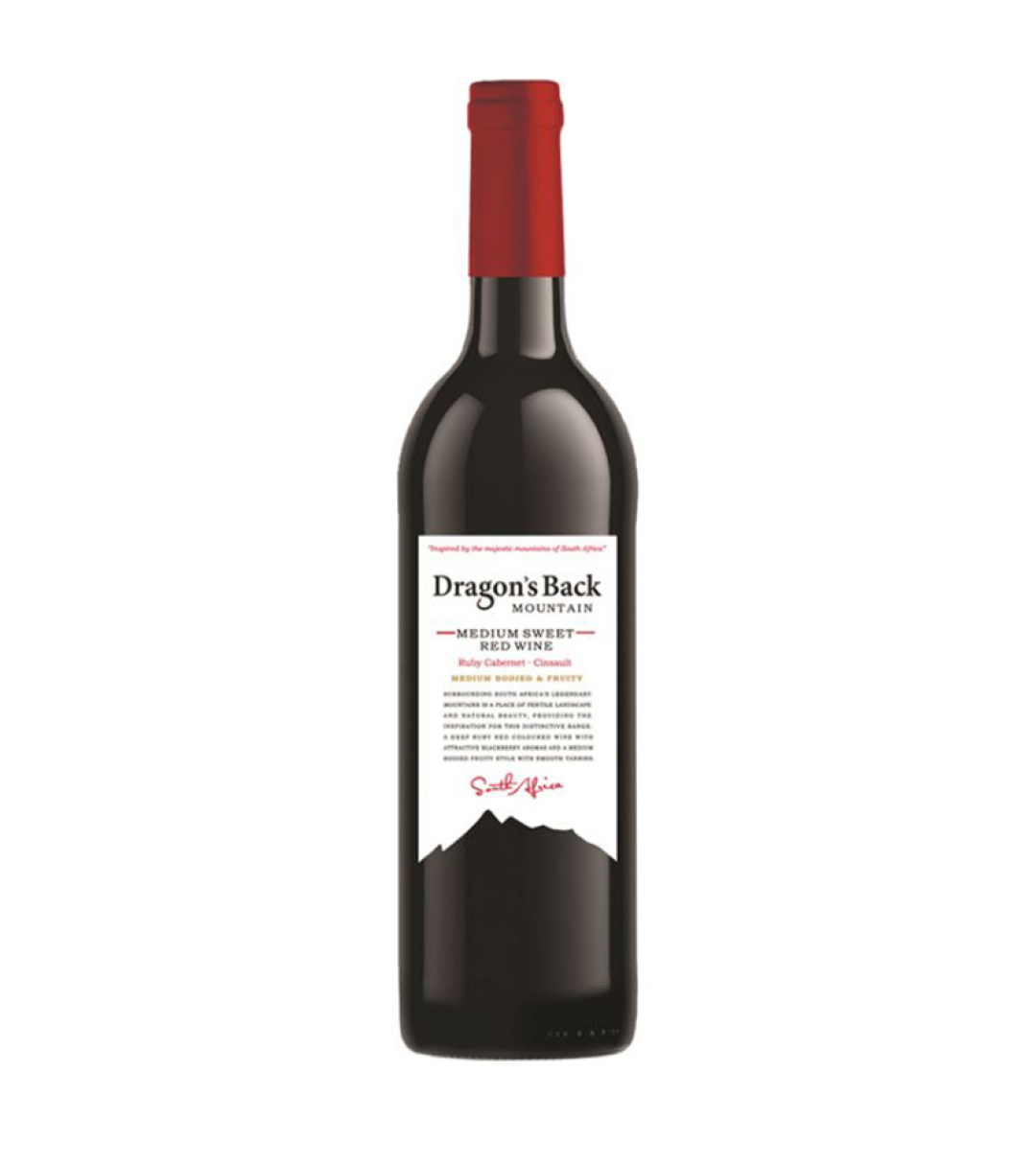 DRAGONS BACK MOUNTAIN NAT SWEET RED 75CL